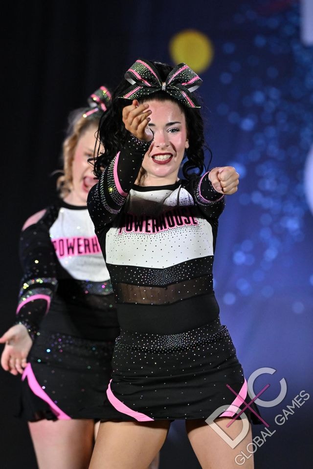 Powerhouse Elite cheerleaders performing